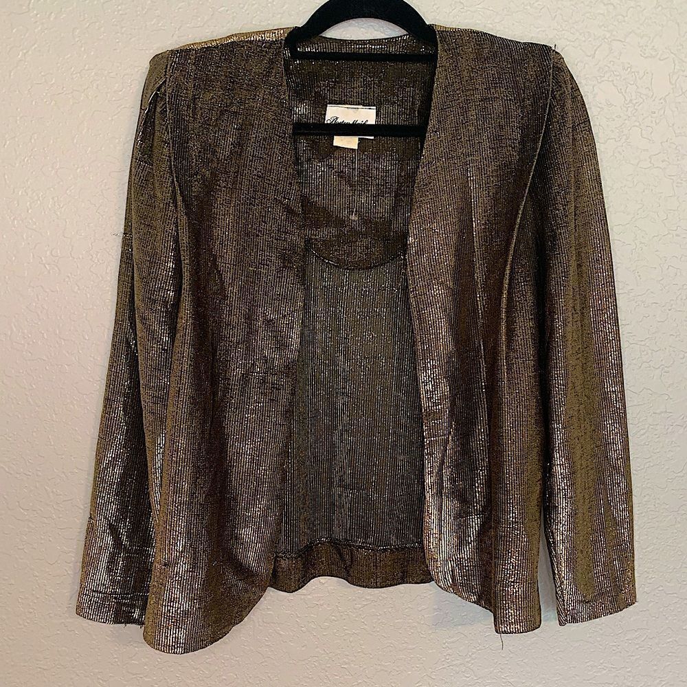 VTG Boston Maid gold jacket size 10
